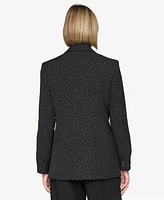 Karl Lagerfeld Paris Women's Embellished One-Button Blazer