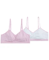 Polo Ralph Lauren Big Girls Bralettes, Pack of 2