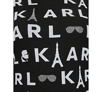 Karl Lagerfeld Paris Plus Signature Beaded Sweater, Created for Macy's