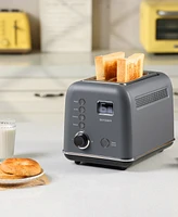 Buydeem Colorful Metal 2-Slice Automatic Toaster