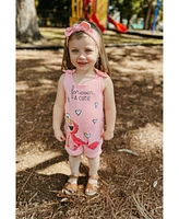 Sesame Street Toddler Girls Elmo Romper and Headband Newborn to
