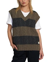 Rvca Juniors' Chefs Kiss V-Neck Sweater Vest