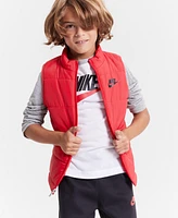 Nike Little Boys 3-Piece Solid Vest, Long Sleeve Tee and Pants Set