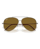 Ray-Ban Unisex Aviator Reverse Polarized Sunglasses