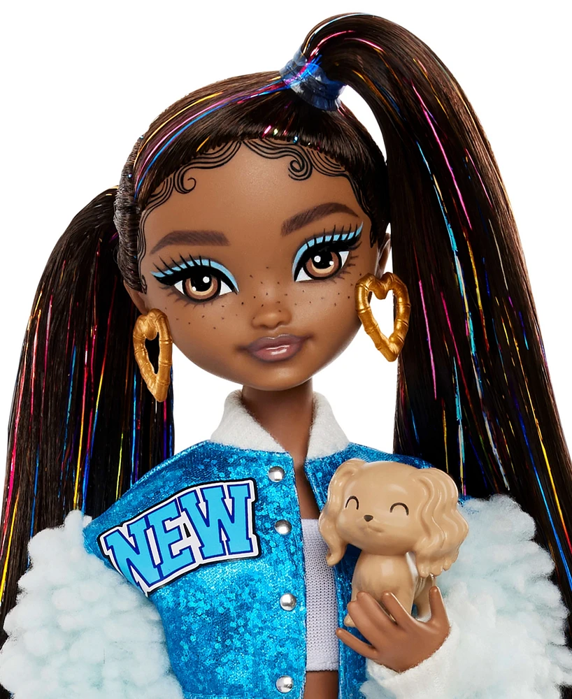 Barbie Dream Besties Barbie Brooklyn Fashion Doll with 8 Video Music Themed Accessories - Multi