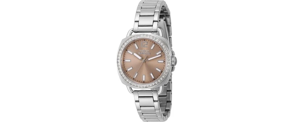 Invicta Women's 46341 Wildflower Quartz 3 Hand Light Pink Dial Watch