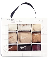 Nike Little Kids Holiday Crew Socks Box Set, 9-Pack