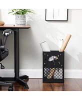 Slickblue Metal Umbrella Stand with a Removable Drip Tray
