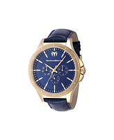 TechnoMarine Men's Tm-822030 MoonSun Quartz Chronograph Blue