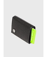 Furniq Uk Genuine Leather Venous Pattern Trifold Card Holder