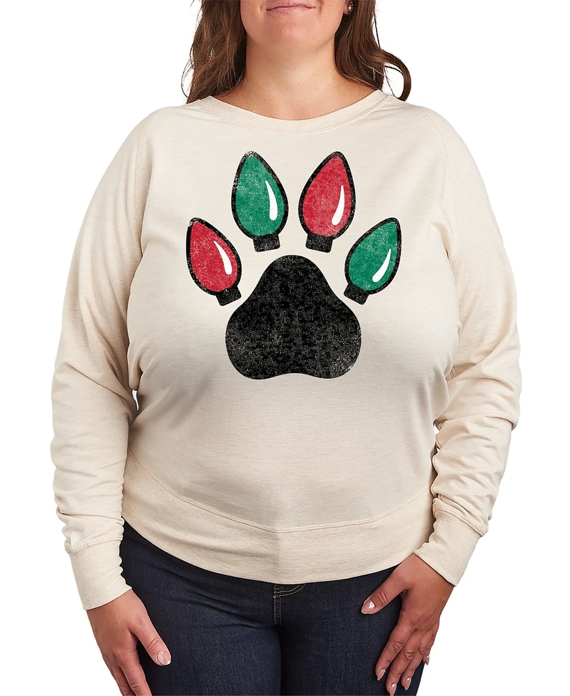 Hybrid Apparel Plus Paw Lights Graphic Pullover T-shirt