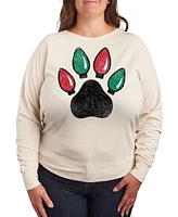 Hybrid Apparel Plus Paw Lights Graphic Pullover T-shirt