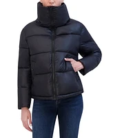 Hudson Jeans Women's Tall Collar Puffer Jacket