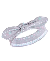 Hudson Baby Girls Cotton Headbands 5pk, Arrows Hearts, 0-24 Months