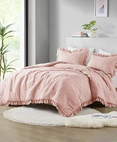 510 Design Phoebe Diamond Quilted Ruffle Edge 3-Pc. Comforter Set