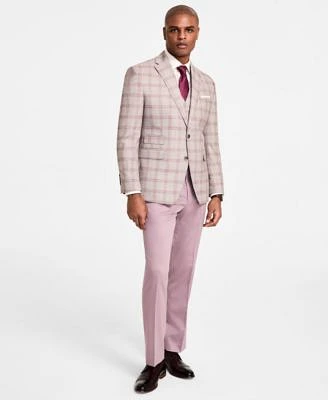 Tayion Collection Mens Regular Fit Suit Jacket Vest Pants