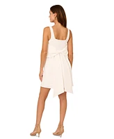 Adrianna Papell Women's Square-Neck Bow-Back Dress