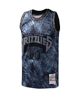 Mitchell & Ness Men's Mike Bibby Black Vancouver Grizzlies Hardwood Classics 1998/99 Tie-Dye Swingman Jersey