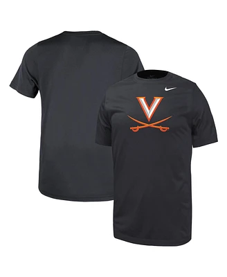 Nike Big Boys and Girls Charcoal Virginia Cavaliers Legend T-Shirt