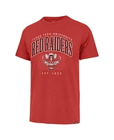 '47 Brand Men's Red Texas Tech Raiders Double Header Franklin T-Shirt