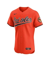 Nike Men's Orange Baltimore Orioles Alternate Vapor Premier Elite Patch Jersey