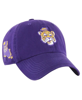 '47 Brand Men's Purple Lsu Tigers Vintage Sure Shot Franchise Fitted Hat