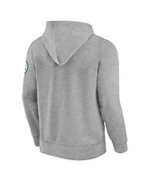 Fanatics Men's Heather Gray New York Jets Label Maker Pullover Hoodie