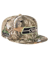 New Era Men's Realtree Camo Seattle Seahawks Active 9FIFTY Snapback Hat