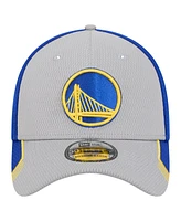 New Era Men's Gray/Royal Golden State Warriors Active Trim 39THIRTY Flex Hat