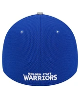 New Era Men's Gray/Royal Golden State Warriors Active Trim 39THIRTY Flex Hat