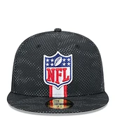 New Era Men's Black Nfl 2024 Sideline 59FIFTY Fitted Hat