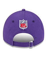 New Era Men's Purple Minnesota Vikings 2024 Sideline 9TWENTY Adjustable Hat