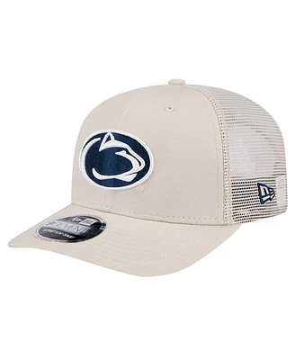 New Era Men's Natural Penn State Nittany Lions Canvas 9SEVENTY Stretch-Snap Hat