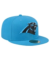 New Era Men's Blue Carolina Panthers Omaha 59FIFTY Fitted Hat