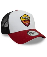 New Era Men's White As Roma A-Frame Trucker 9FORTY Adjustable Hat