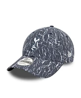 New Era Men's Navy Tottenham Hotspur Crinkle 9FORTY Adjustable Hat