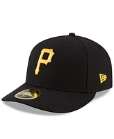 New Era Men's Black Pittsburgh Pirates National Baseball Hall of Fame Low Profile 59FIFTY Fitted Hat