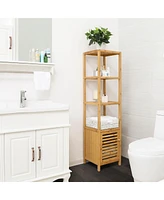 Slickblue Wicker Floor Cabinet – Elegant and Functional Storage for Any Room