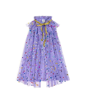 Sweet Wink Girls Lavender Confetti Cape