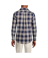 Lands' End Men's Tailored Fit No Iron Twill Long Sleeve Shirt