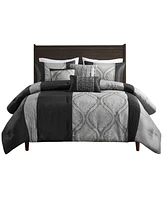 Madison Park Lori Jacquard 6-Pc. Comforter Set, Full/Queen
