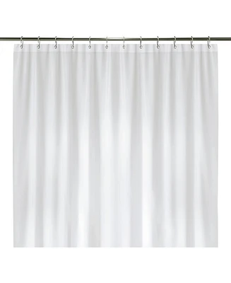 LiBa 72" W x 96" H 10G Clear Peva Shower Curtain - 10g