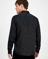 Guess Men's Bowery Paisley-Print Shirt