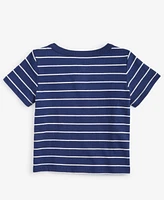 First Impressions Baby Boys Short-Sleeve Joey Striped T-Shirt, Created for Macy's