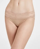 Natori Bliss Perfection Lace-Waist Bikini Underwear 756092