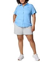 Columbia Plus Size Backcast Ii Mid-Rise Water Shorts