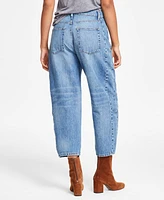 Lucky Brand Women's High-Rise Barrel-Leg Cotton Jeans