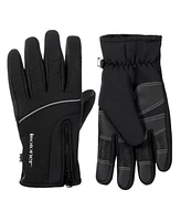 Isotoner Signature Men's Water Repellent Neoprene Sport Gloves with Zipper