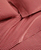 Charter Club Printed Flannel Cotton 4-Pc. Sheet Set, King, Exclusively at Macy's