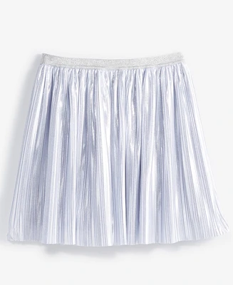 Epic Threads Big Girls Metallic Pleated Pull-On Skirt, Created for Macy's